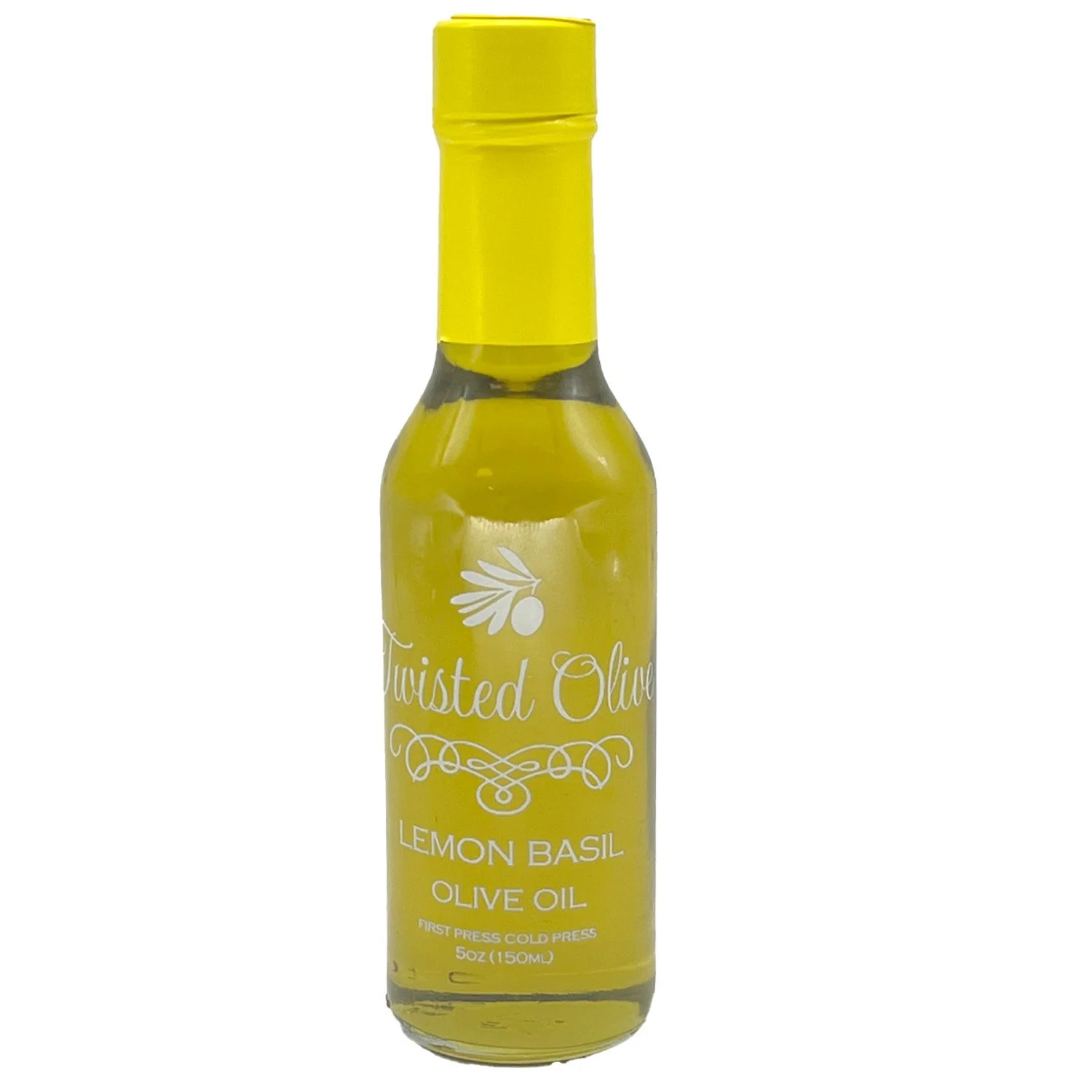 Lemon Basil Extra Virgin Olive Oil 5oz-25.4oz — Twisted Olive Imports